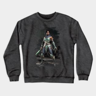 Mortal Kombat 11 Jade Print - 47211445 Crewneck Sweatshirt